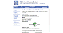 Desktop Screenshot of mib-institut.de